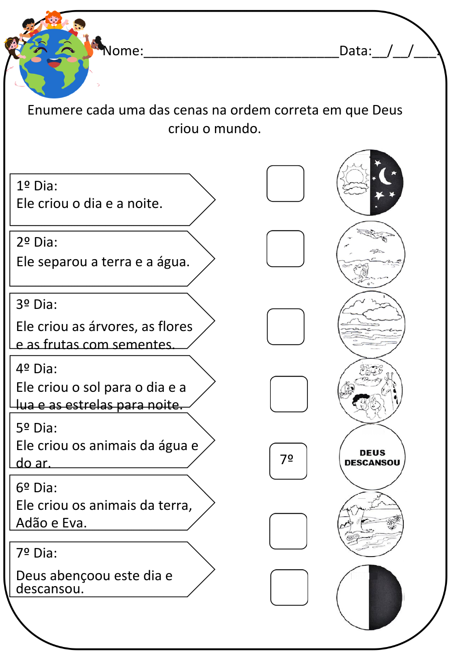 Atividade real do PDF Histórias de Luz